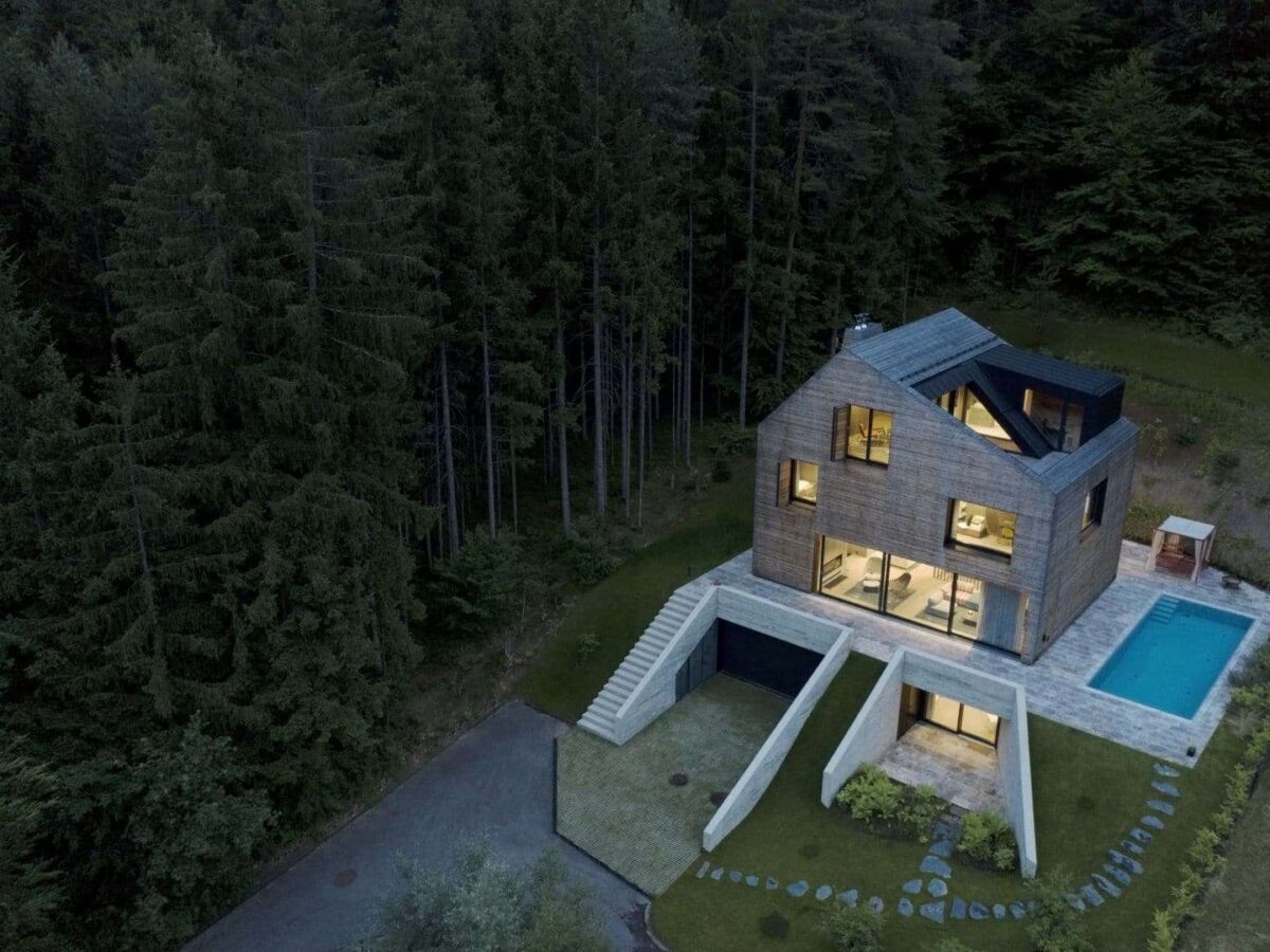 Haus Luftaufnahme